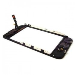 Digitizer med Bazel Frame Assembly til iPhone 3GS (Sort)