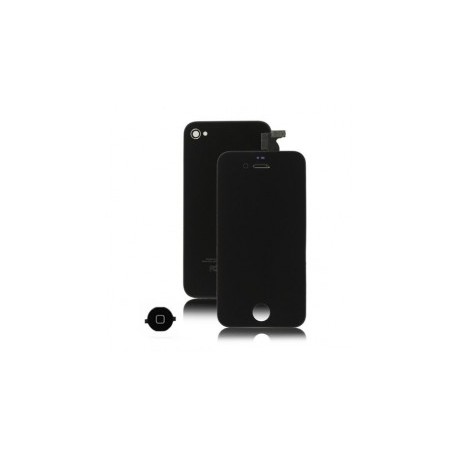 iPhone 4 LCD Assembly med Housing og Home Button - Sort