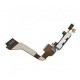 Charge Dock Connector Flex Cable til iPhone 4 (Sort)