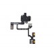 Earphone Audio Jack Flex Cable til iPhone 4  (Sort)