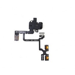 Earphone Audio Jack Flex Cable til iPhone 4  (Sort)
