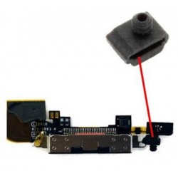 Rubber Mic Cover Replacement til iPhone 4/4S