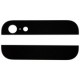 Backcover Glass til iPhone 5 (Sort)