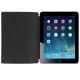 Smart Cover med Plastik Bag Case til iPad 4 / iPad 3 / iPad 2 (Sort)