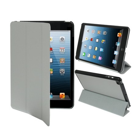 3-fold Smart Cover med Holder til iPad mini / mini 2 Retina (Hvid)
