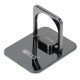 Universal 360 Degree Rotatation Encrusted Metal Glass Ring Holder / Car Hanging Ring til Smart Phones og Tablets
