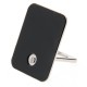 Universal 360 Degree Rotatation Encrusted Metal Glass Ring Holder / Car Hanging Ring til Smart Phones og Tablets (Sølv)