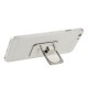 Universal 360 Degree Rotatation Encrusted Metal Glass Ring Holder / Car Hanging Ring til Smart Phones og Tablets (Sølv)