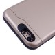 Multifunctional PC + TPU Combination Cover med kort Holder til iPhone 6 (Guld)