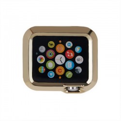 Plating TPU Protective Case til Apple Watch 42 mm (Gul)