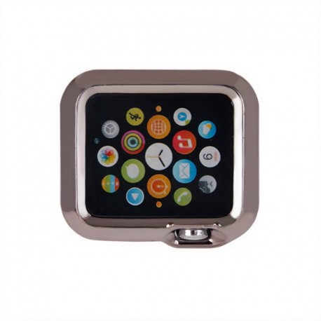 Plating TPU Protective Case til Apple Watch 42 mm (Sølv)