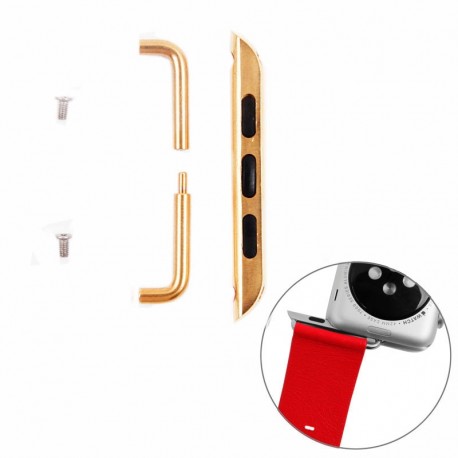 Metal Strap Connector Metal Buckle til Apple Watch 42 mm (Sølv)