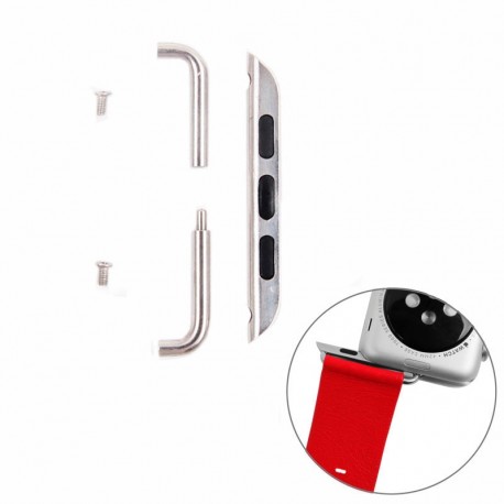 Metal Strap Connector Metal Buckle til Apple Watch 42 mm (Sølv)