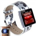 Apple iPod Nano 6Gen Leopard Læder Urrem