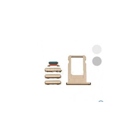SIM Card Tray + Side Buttons Set til iPhone 6 (Guld)