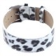 Leopard Leather Watch Band Wrist Strap for iPod Nano 6 / 7 - Grey Spot