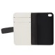 iPhone 4 / 4S Læder Cover med Kreditkort Lomme (Sort)