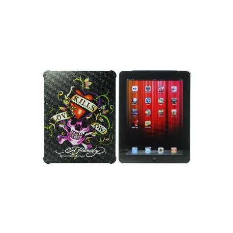 iPad  cover med Ed Hardy designet tatovering "Love Kills Slowly"