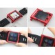 Aluminum Bracelet Watch Band Wrist Cover Case for iPod Nano 6 / 7 - Red