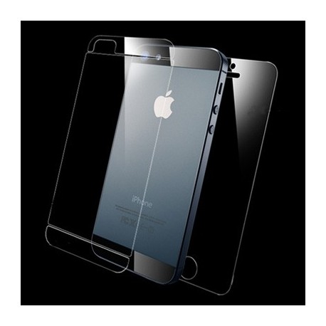iPhone 5 Skærmbeskyttelses film/folie Front + Bag (Anti-Fingerprint)