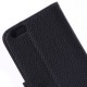 iPhone 6 Plus / 6S Plus Læder Etui med Lommer til Kreditkort (Sort)