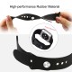 Apple Watch / 42 mm - Sport Gummi Urrem med "Pin-and-tuck" Lukning (Sort)