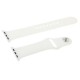 Apple Watch / 38 mm - Sport Gummi Urrem med "Pin-and-tuck" Lukning (Hvid)