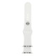 Apple Watch / 38 mm - Sport Gummi Urrem med "Pin-and-tuck" Lukning (Hvid)