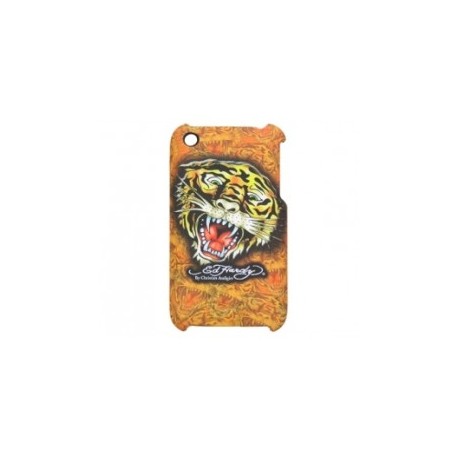 Apple iPhone 3G/3GS Original Genuine Ed Hardy Rubberized Tiger - Orange