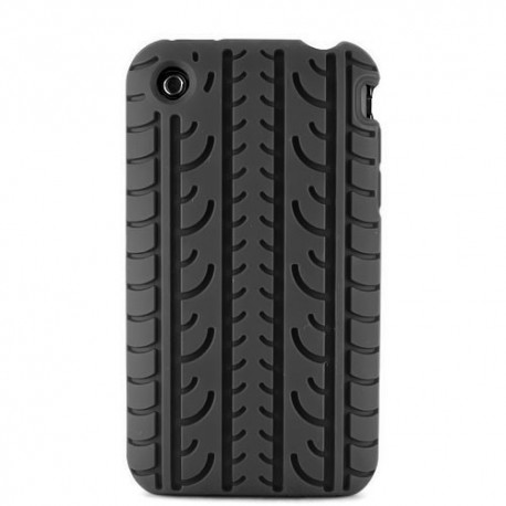 Non-slip Silicone Case Cover for Apple iPhone 3GS iPhone 3G (Black)