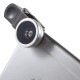 3- i -1 Fisheye Lens & Makro Linse & Bred Vinkel Linse til iPhone Samsung HTC - Sølv