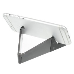 Foldable "V Shape" Mobiltelefon Holder til iPhone Samsung Sony HTC - Sort