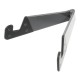 Foldable "V Shape" Mobiltelefon Holder til iPhone Samsung Sony HTC - Sort
