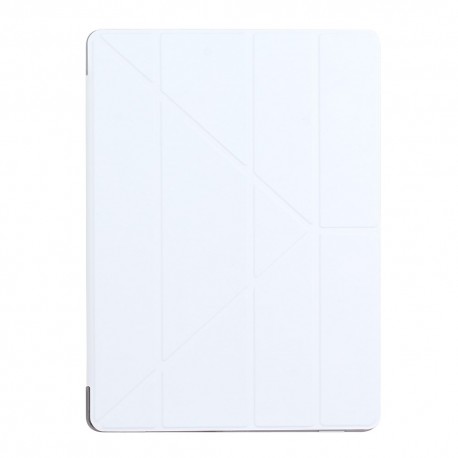 Origami Stand Læder Cover til iPad Pro 12.9" - Hvid