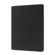 Til iPad Pro 12.9" Tre-Fold Stand Litchi Læder Smart Cover - Sort
