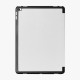 Til iPad Pro 12.9" Tre-Fold Stand Litchi Læder Smart Cover - Hvid