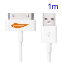 YELLOWKNIFE 30 PIN USB Kabel til iPhone iPad iPod