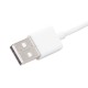 YellowKnife MFi Certificeret IOS7 1M 30pin USB Sync Oplader Round Cord til iPhone 4S 4 iPad 2 3 iPod Touch 3 4 - Hvid