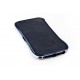 Vogue Læder Skin Guard til iPhone 5 - Blå