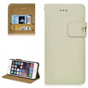 Apple iPhone 6/6S Angibabe Læder Cover Hvid