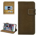 Apple iPhone 6/6S Angibabe Læder Cover Coffee