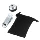 Universal Clip 185 Graders Fisheye Linse til iPhone Samsung HTC LG - Sort