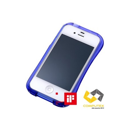 CLEAVE CRYSTAL Bumper for iPhone 4/4S-DEEP BLUE
