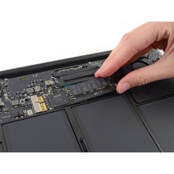 Udskiftning af SSD Flash på MacBook Air 13" (256 GB)