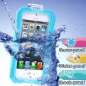 iPhone SE 5S 5 IPEGA Vandtæt/Sne/Jord/Stød-proof Beskyttelses Cover Lyseblå