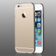 USAMS Light Series Gennemsigtig TPU bagcover til iPhone 6S/6 - Sort