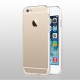 USAMS Light Series Gennemsigtig TPU bagcover til iPhone 6S/6 - Sølv