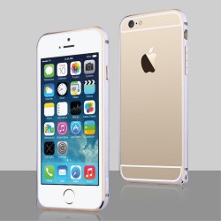 Apple iPhone 6S/6 - USAMS Aluminum Bumper - Sølv