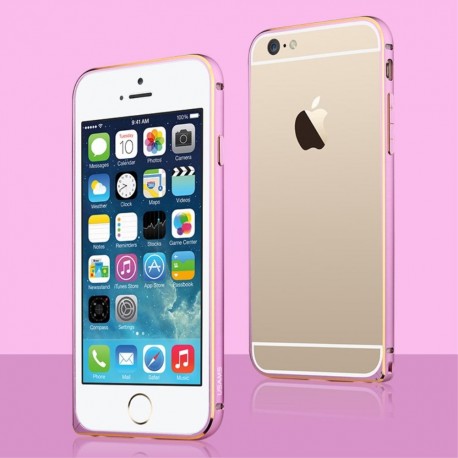 Apple iPhone 6S/6 - USAMS Aluminum Bumper - Pink