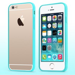 Apple iPhone 6S / 6 USAMS Colorful Series PC & TPU Bumper - Blå